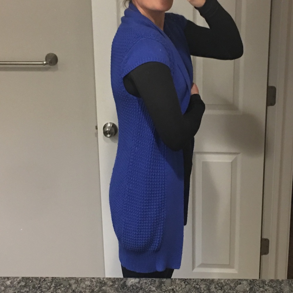 Kimchi and Blue Open Front Knit SS Cardigan